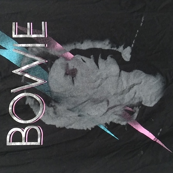 FLASH SALE! RARE! HTF NWOT David Bowie Distressed Tank Sz.M Made In USA 🇺🇸 - Picture 2 of 7
